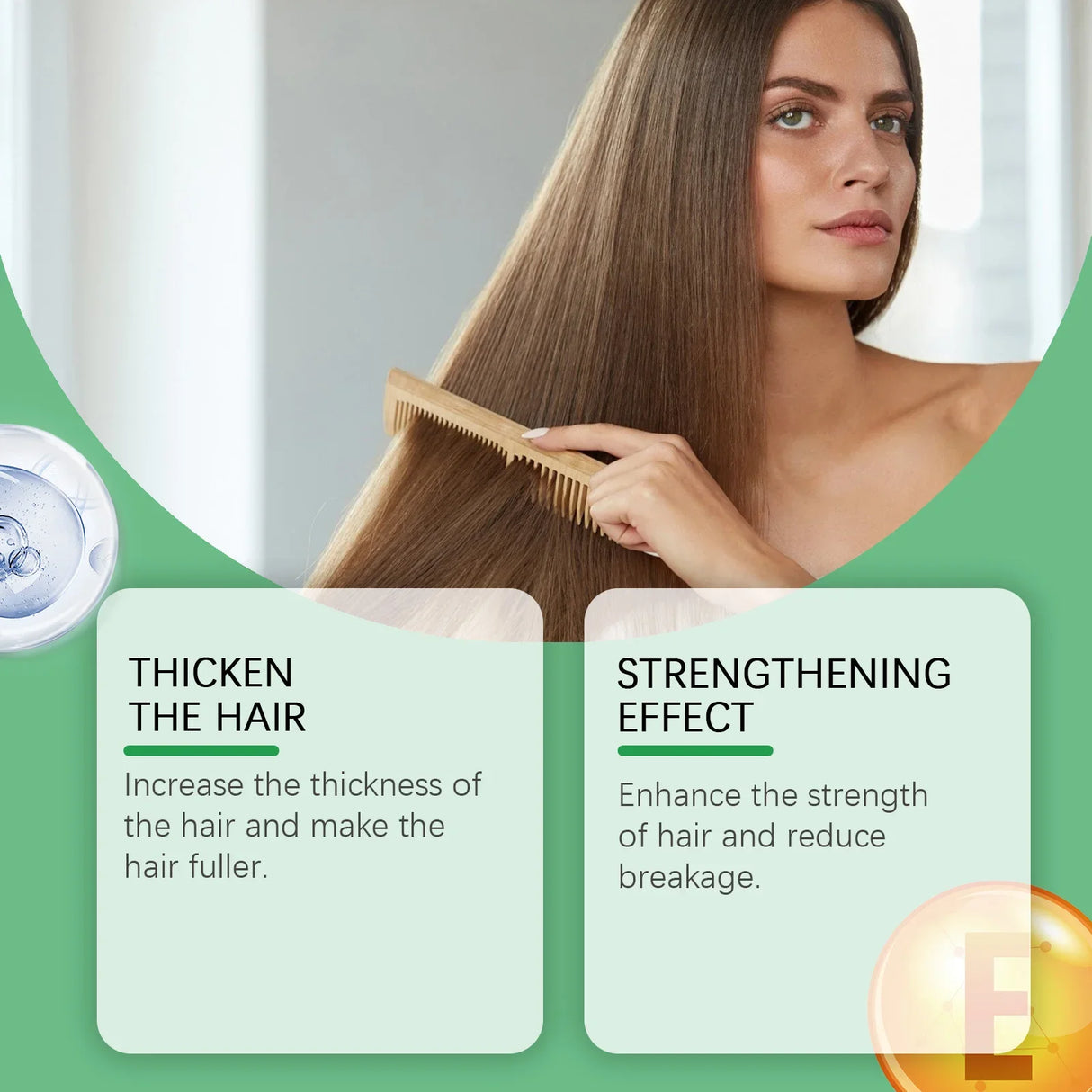 Hoegoa Rosemary Hair Growth Shampoo 3pcs Hydrolyzed Keratin Moisturizing Repair