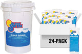 Cal-Hypo Granular Pool Shock Sanitizer for Clear Water, 6/12/24 Pack