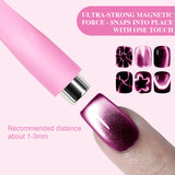 Cat Eye Nail Magnet Tool 4-in-1 for French Star Flower Nail Art Designs