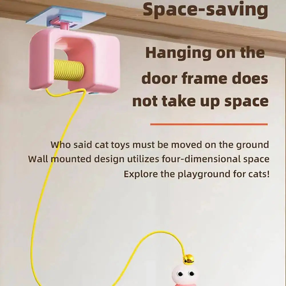 Interactive Electric Cat Teasing Stick Toy for Playtime and Fun