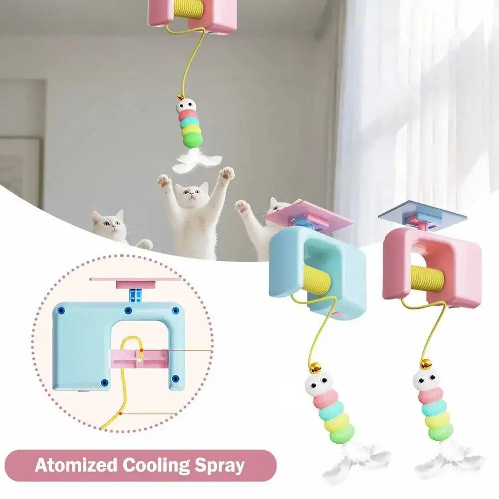 Interactive Electric Cat Teasing Stick Toy for Playtime and Fun