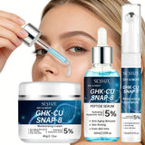 Facial Skincare Kit 3pcs Eye Essence Moisturizing Cream Serum Hydration