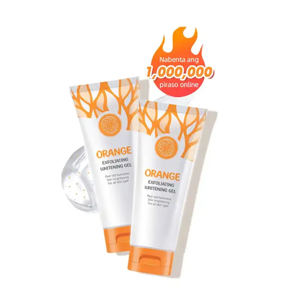 Orange Exfoliating Gel 50g - Gentle Skin Brightening Scrub & Moisturizer