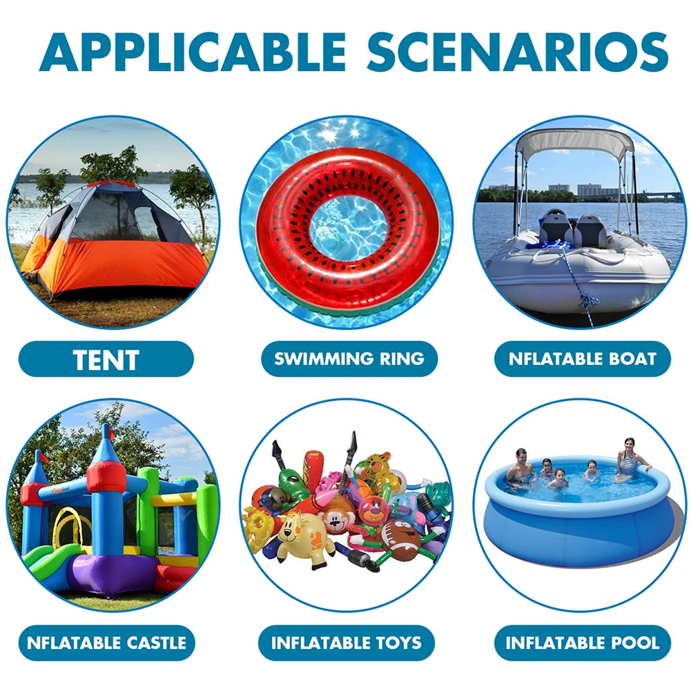 Self-Adhesive PVC Repair Patches for Inflatable Boats and Rafts