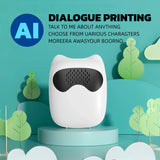 Wireless Bluetooth Mini Printer for iPhone and Android, Inkless Thermal Printing