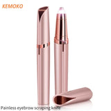 Electric Eyebrow Trimmer USB Rechargeable Mini Shaver Painless Hair Removal