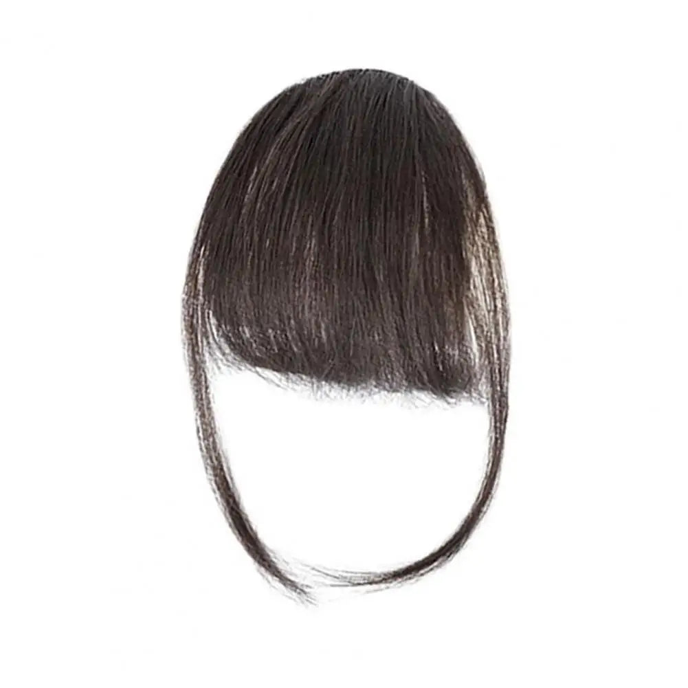Women Clip-in Bangs Natural Wispy Hair Extensions Fringe Wig Hairpieces