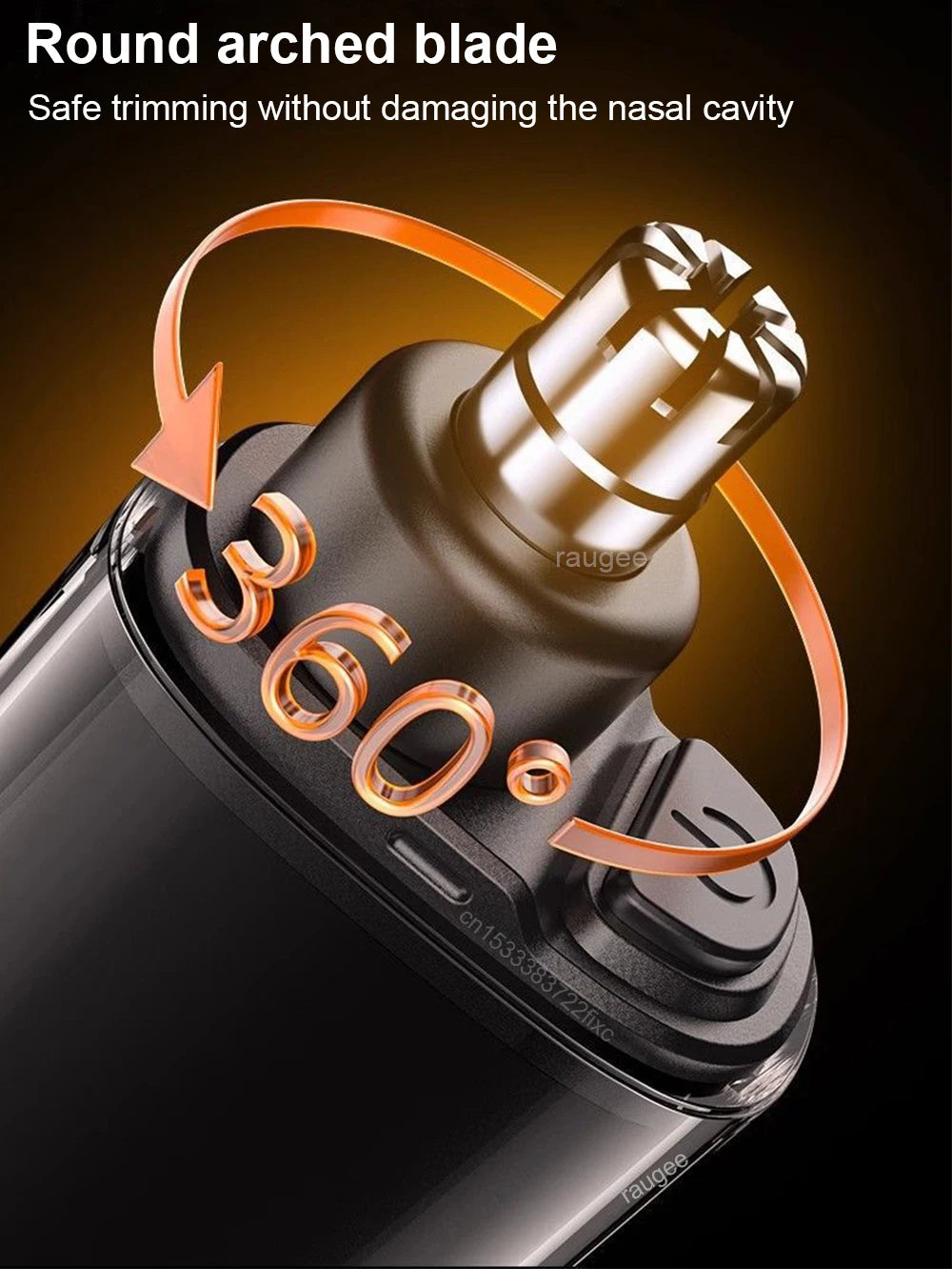 Electric Nose Hair Trimmer for Men Portable Rechargeable Painless Removal