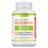 Neuropathy Support Supplement 600mg - Nervous System & Brain Function Aid