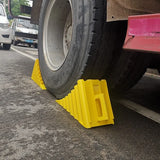 Portable Wheel Chock with Handles for RVs Trailers Trucks - 2 Pack