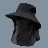UV Protection Bucket Hat with Neck Flap for Men & Women - Outdoor Fishing & Hiking