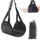 Portable Adjustable Leg Hammock for Airplane, Office, Car Travel Support