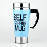 Automatic Stirring Electric Mixing Cup 450ML Stainless Steel Insulated Mug