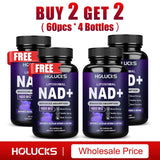 NAD+ Supplement with Resveratrol - Enhances Cellular Vitality & Energy