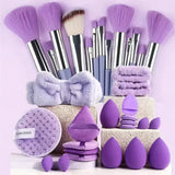 Pink Makeup Brush Set 20/40 Pieces with Beauty Blender - Gift Ready