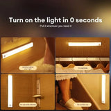 LED Strip Light Motion Sensor Dimmable Rechargeable Night Lighting Bar
