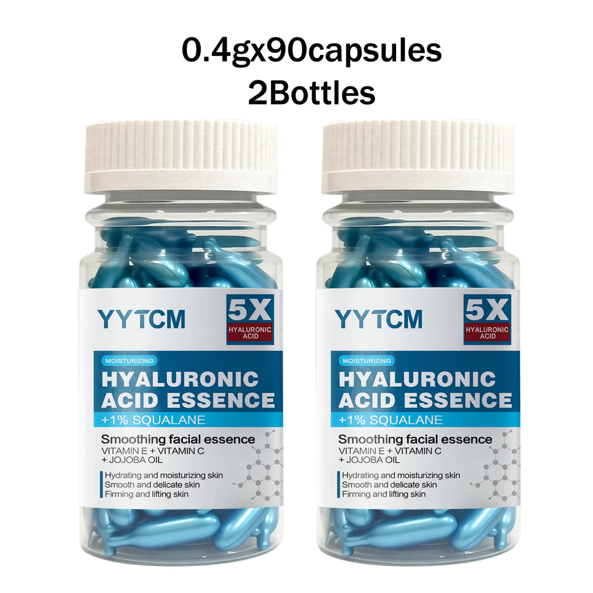 Hyaluronic Acid Moisturizing Capsules 30 Count - Brightening Essence