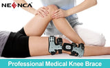 NEENCA Adjustable Hinged Knee Brace with Stabilizing Support - Unisex