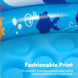 Joyfy Inflatable Kiddie Pool 34 Inches for Outdoor Fun
