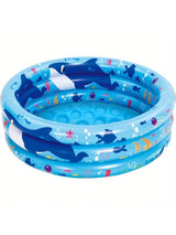 Joyfy Inflatable Kiddie Pool 34 Inches for Outdoor Fun