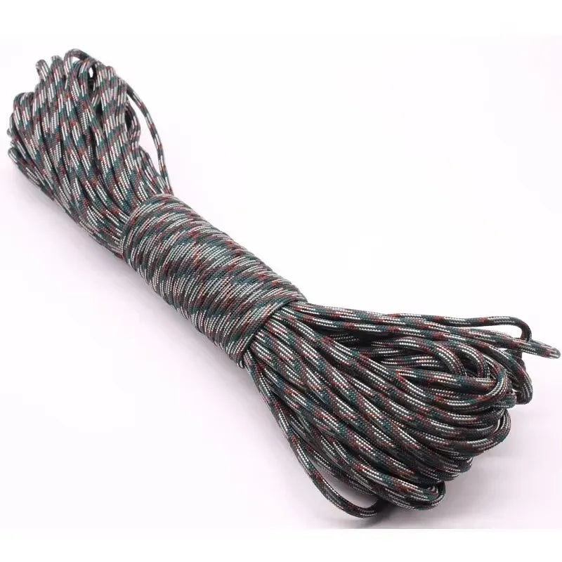 Braided Paracord 4mm Thick 30m for Camping, Hiking, DIY Projects