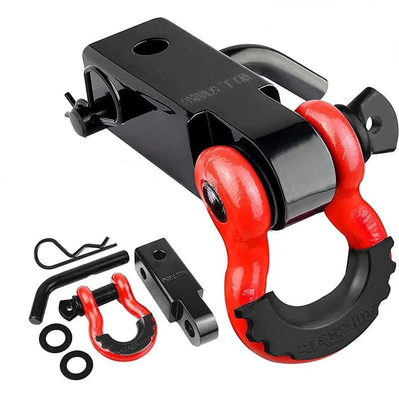 Heavy Duty Tow Hitch Receiver 2" 35,000 Lbs 16 Ton Break Strength Off-Road