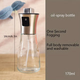 Stainless Steel Olive Oil Sprayer 170ml Leak-Proof Misting Dispenser