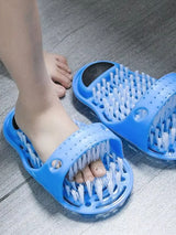 Foot Cleaner Scrubber Brush 1-2PC Exfoliating Slippers for Bathroom Use