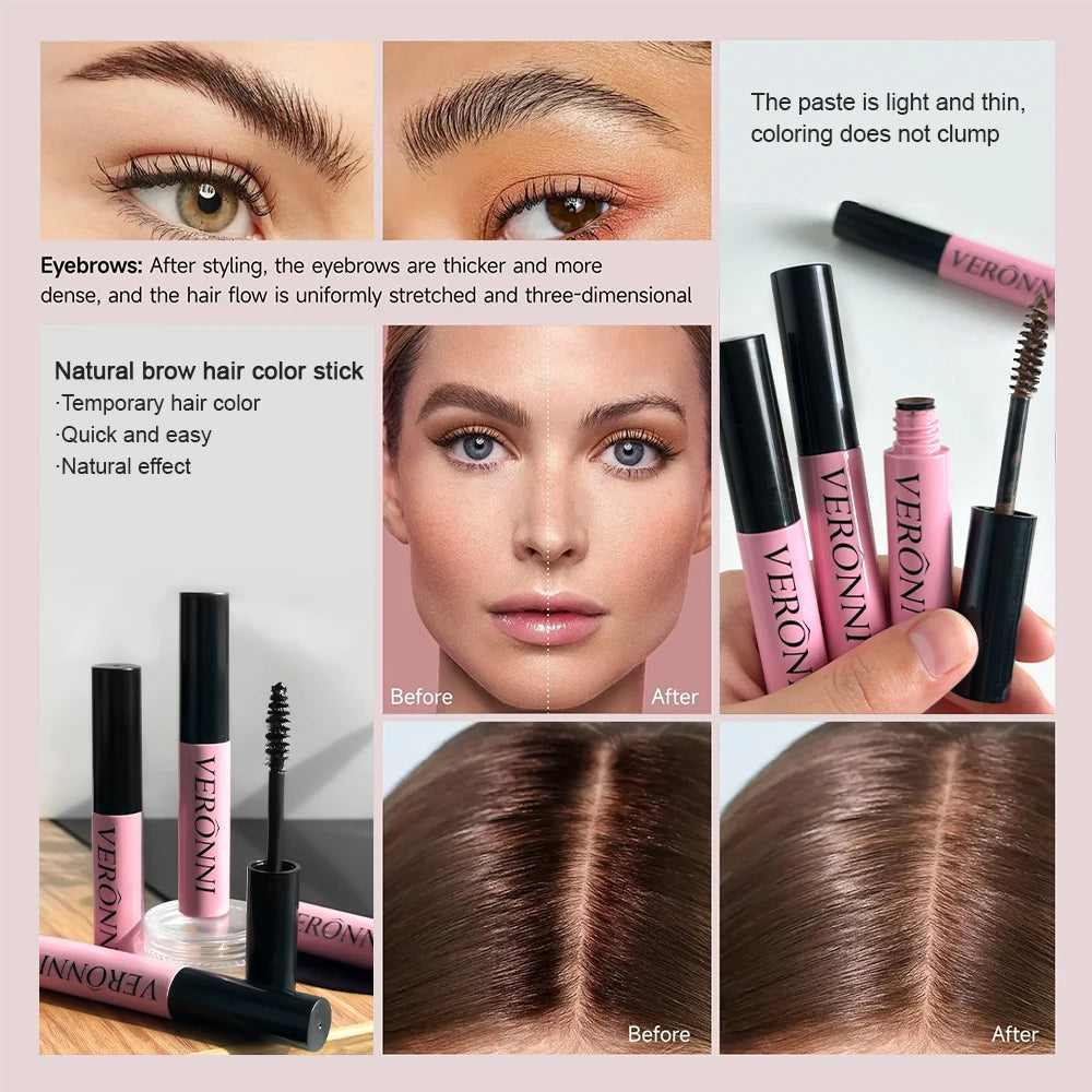 Instant Root Touch-Up Color Stick - Portable Hair Dye Pen for Quick Coverage