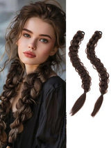 Braided Synthetic Hair Ponytail Extension with Elastic Band - Daily Use