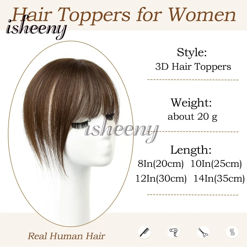 Hair Toppers for Women with Thinning Hair, 5x9cm, 20g/Pack