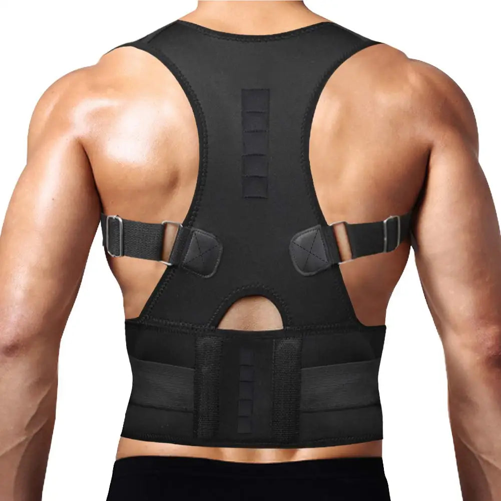 Magnetic Therapy Posture Corrector Corset Shoulder Support Belt for Men & Women