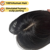 Real Human Hair Bangs Clip In Extensions Natural Fringe for Women