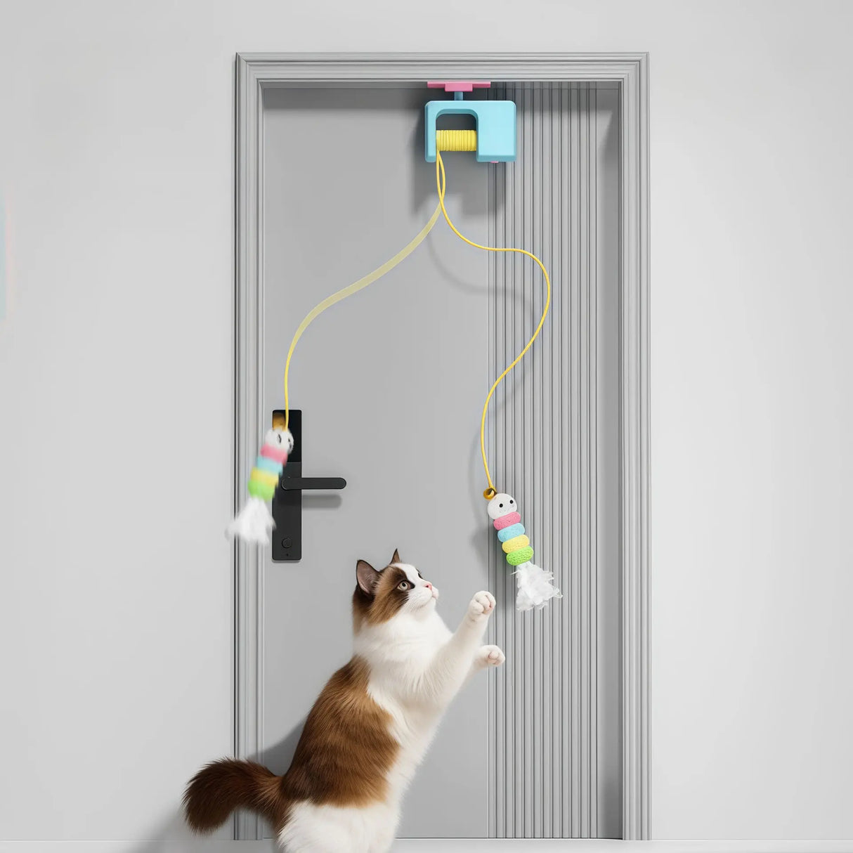 Interactive Electric Cat Teasing Stick Toy for Playtime and Fun