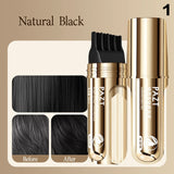 2-in-1 Plant Hair Dye Stick with Comb - Temporary Hair Color for White Hairs
