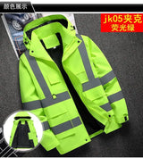 Men's Workwear Jacket Waterproof Windproof Reflective Outdoor Construction