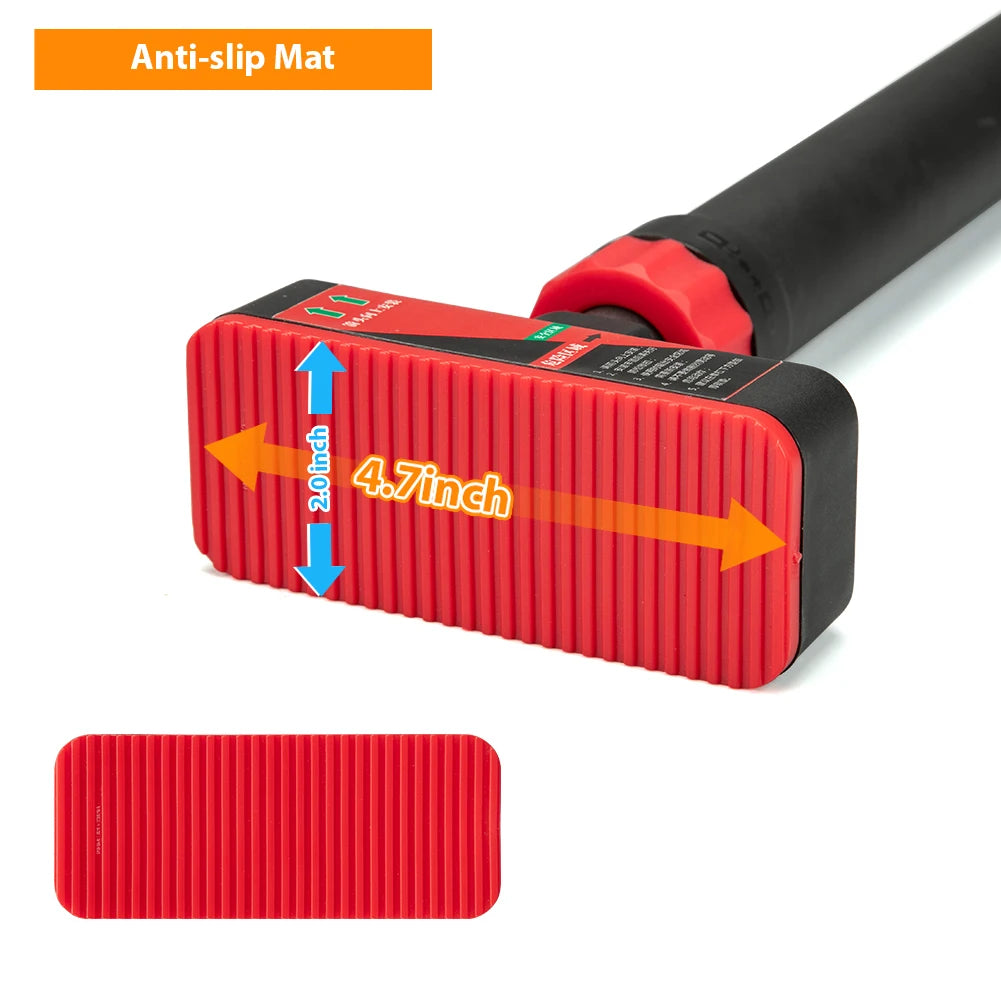 Adjustable Pull-Up Bar with Level Gauge 69-92cm, 200kg Max Load Capacity