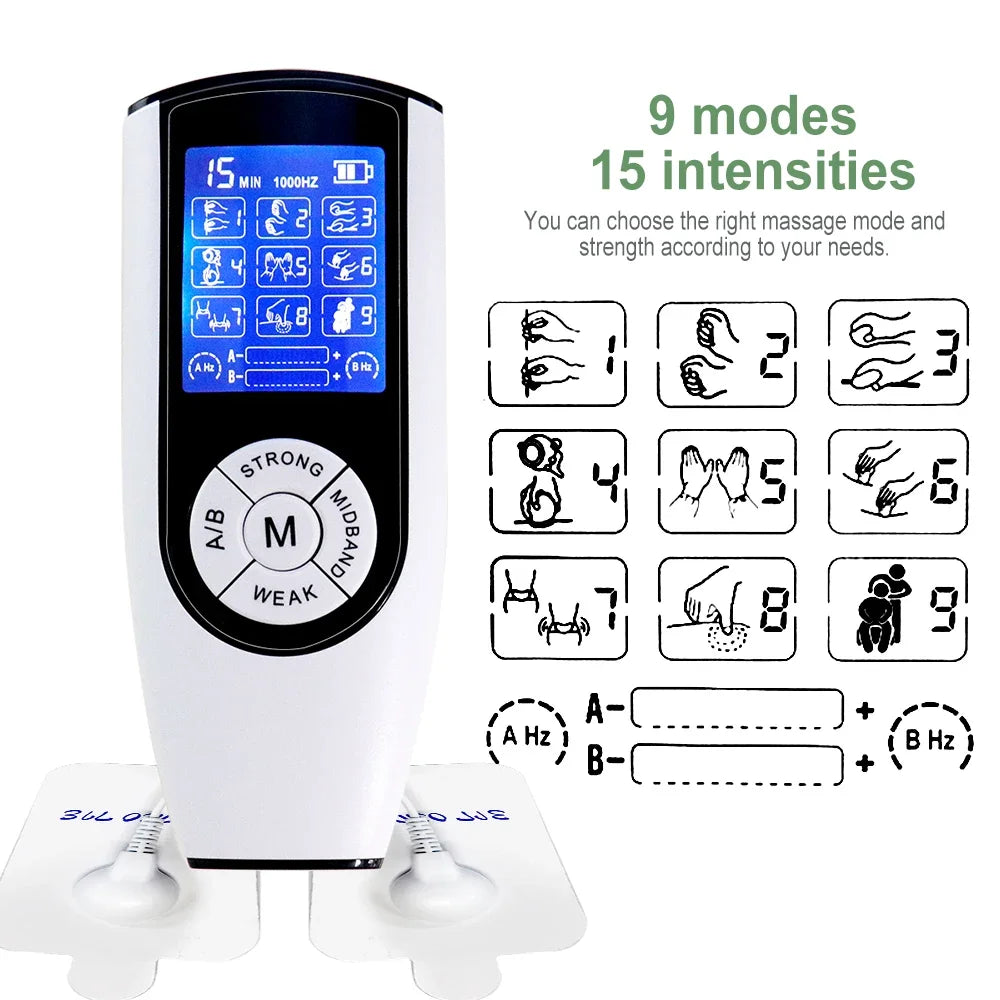 TENS Massager EMS Muscle Stimulator for Pain Relief Whole Body Massage