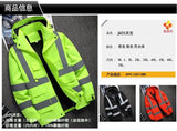 Men's Workwear Jacket Waterproof Windproof Reflective Outdoor Construction