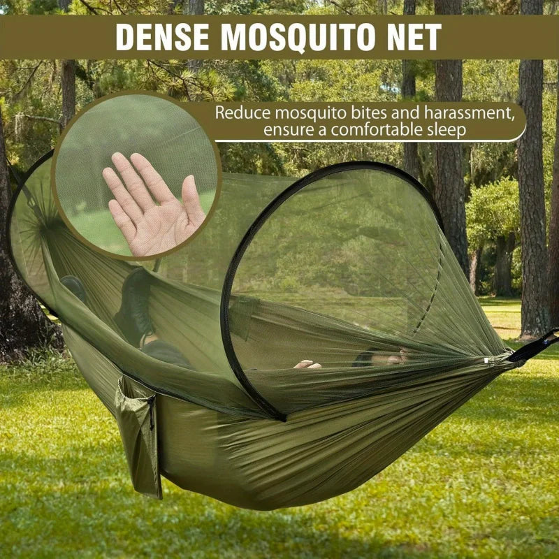 Ultralight 2-In-1 Camping Hammock with Mosquito Net, 1.6lbs