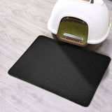 Cat Litter Mat Double Layer Waterproof Non-Slip Washable 15" Pad