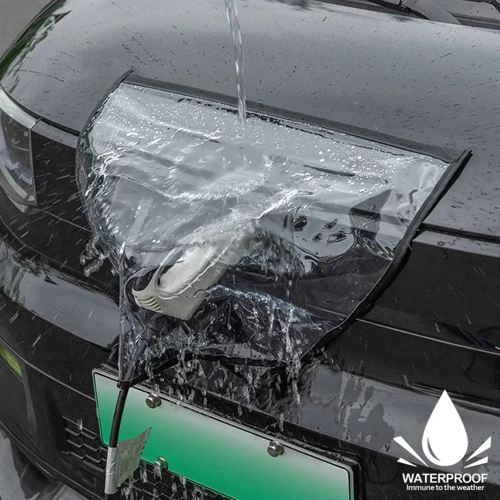 Outdoor Electric Car Charging Waterproof Cover for Snow & Rain Protection