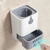 Toilet Brush and Holder Set for Bathroom Cleaning with Durable Bristles