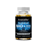 NAD+ Boost with Resveratrol 120 Capsules - Cellular Vitality & Energy Support