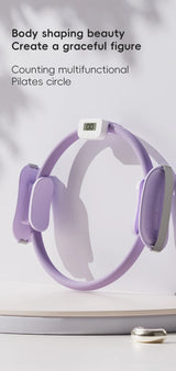 Pilates Ring Fitness Circle - Lightweight Foam Padded Handles, Toning