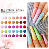 7pc Nail Gel Polish Set UV Soak Off Long Lasting Manicure Art Kit