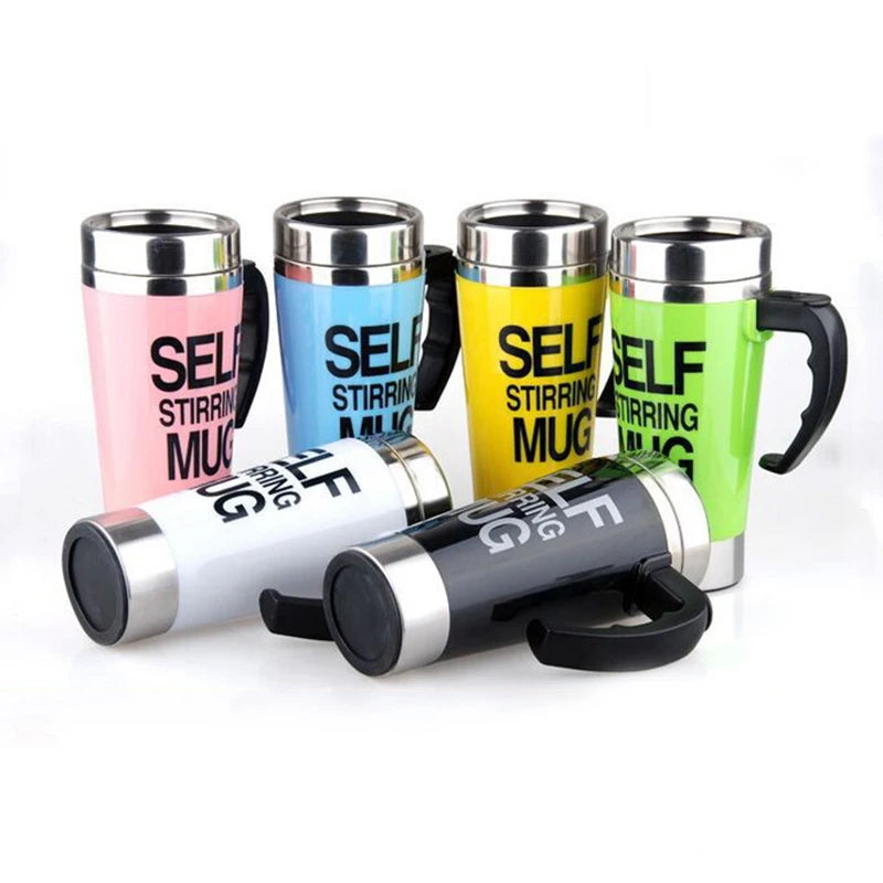 Automatic Stirring Electric Mixing Cup 450ML Stainless Steel Insulated Mug