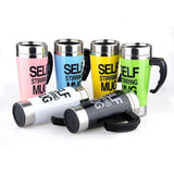 Automatic Stirring Electric Mixing Cup 450ML Stainless Steel Insulated Mug