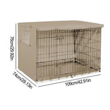 Pet Cage Cover Waterproof Oxford Dog Cat Crate Cover for Indoor Use