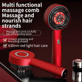 Electric Vibration Massage Comb with Red Light Therapy for Hair Growth